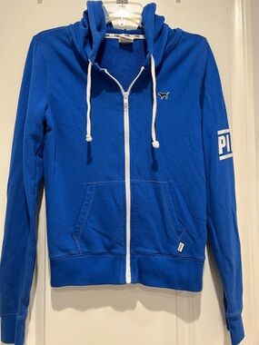 PINK by Victoria's Secret Royal Blue Zip-Up Hoodie